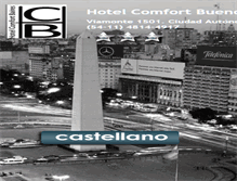 Tablet Screenshot of hotelcomfort.com.ar