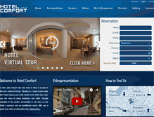 Tablet Screenshot of hotelcomfort.sk