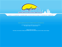 Tablet Screenshot of hotelcomfort.biz